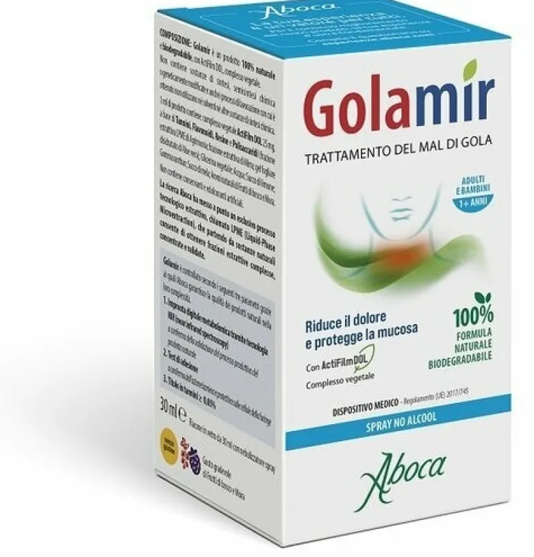 Aboca Golamir Spray No Alcol 30ml