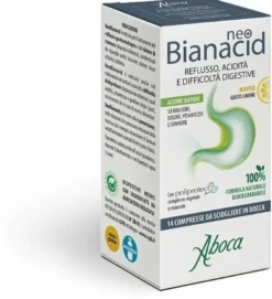 Aboca neo bianacid 14 compresse gusto limone