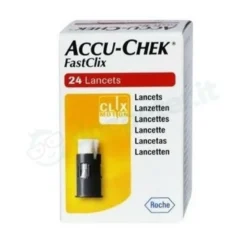 Accu-chek fastclix 24 lancette per test glicemia