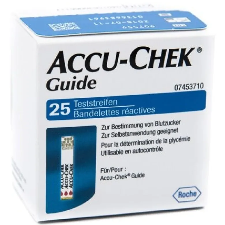 Accu-chek Guide strisce reattive glicemia 25 pezzi