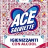 Ace salviette igienizzanti alcool 40 pezzi