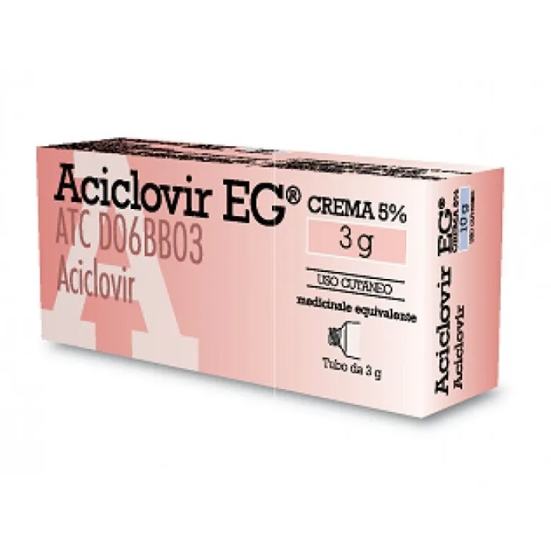Aciclovir Eg Crema Dermatologica 3g 5%