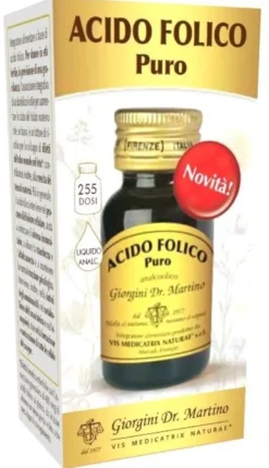 Acido folico puro liquido analcolico 30 ml