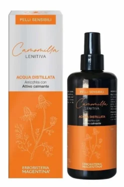 Acqua distillata arricchita camomilla lenitiva pelli sensibili 200 ml