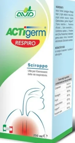 Actigerm respiro sciroppo 250 ml