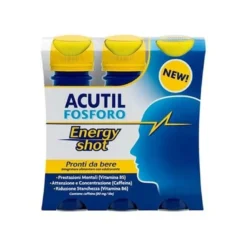 Acutil Fosforo Energy Shot Integratore Energetico 3x60 ml