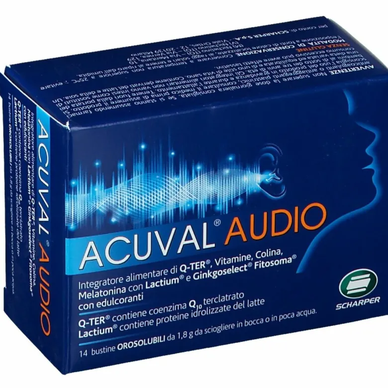 Acuval Audio Integratore Per L'Udito 14 Bustine 1,8g