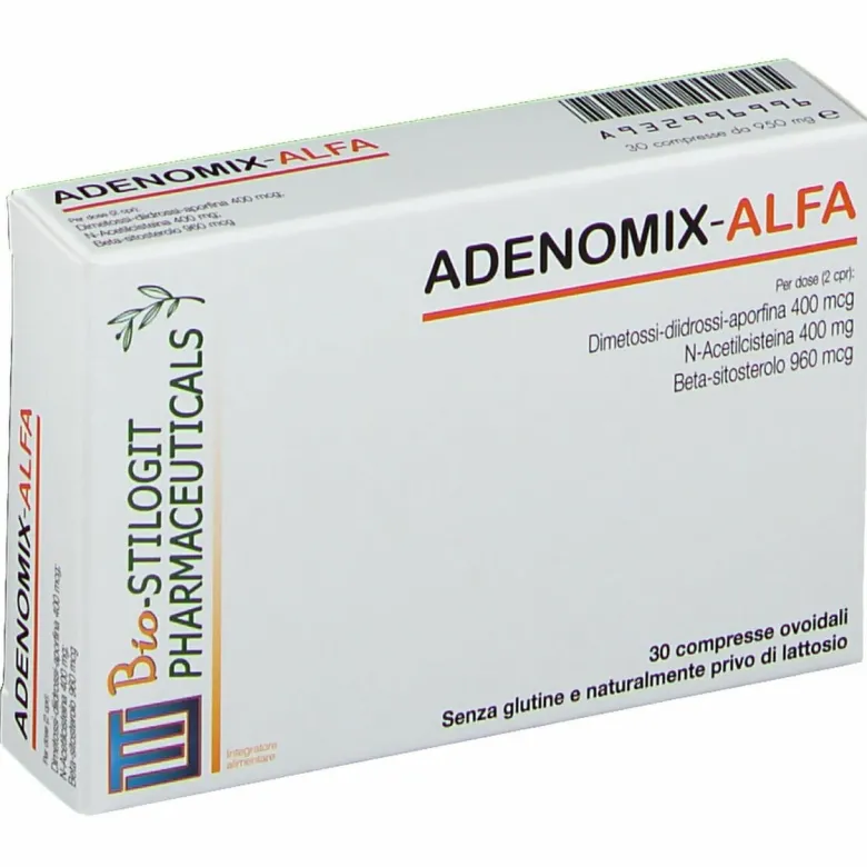 Adenomix Alfa Integratore Prostata 30 compresse