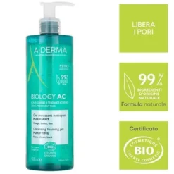 Aderma Biology AC Gel Detergente Schiumogeno Purificante 400 ml