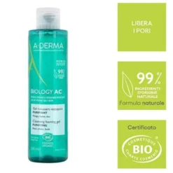 Aderma Biology AC Gel Detergente Schiumogeno Purificante 200 ml
