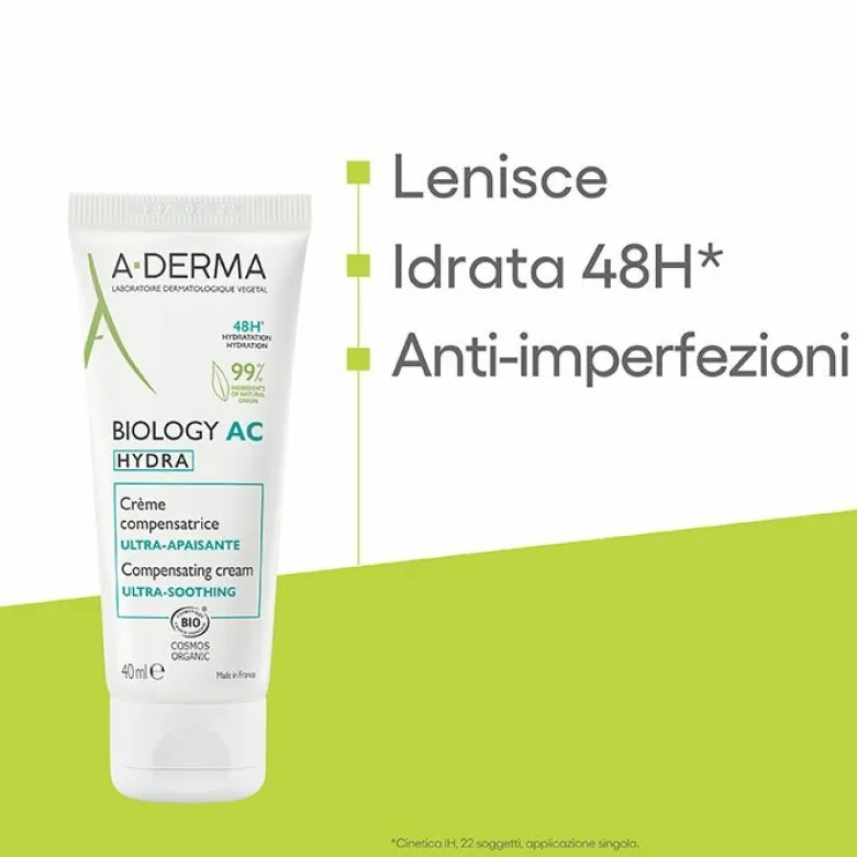 A-Derma Biology AC Hydra Crema Compensatrice Ultra Lenitiva 40 ml