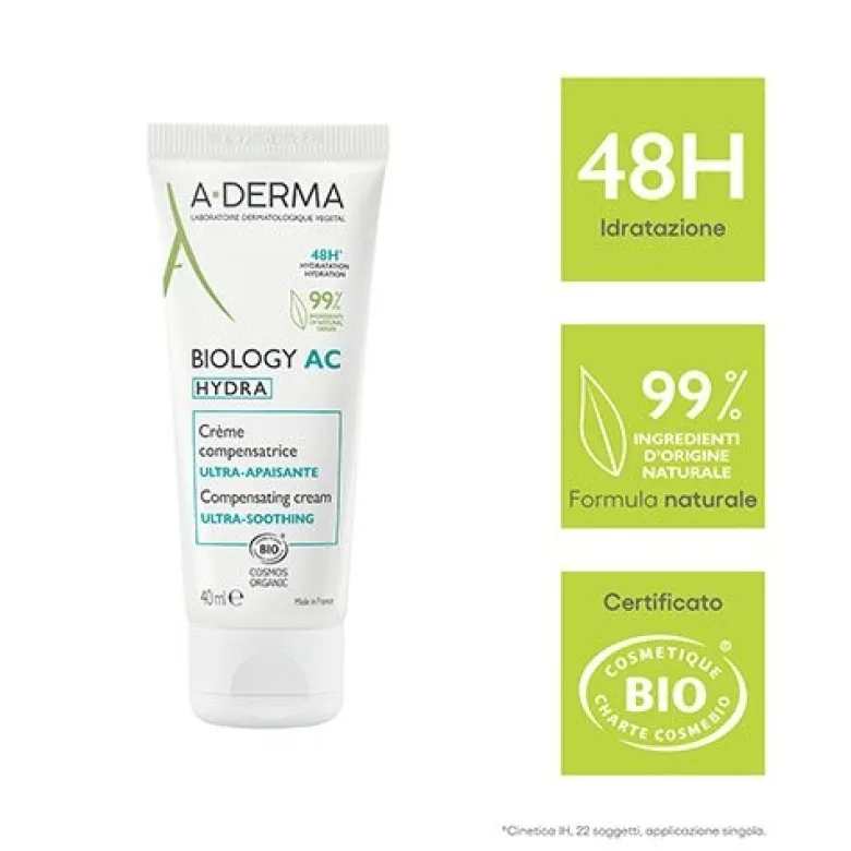 A-Derma Biology AC Hydra Crema Compensatrice Ultra Lenitiva 40 ml
