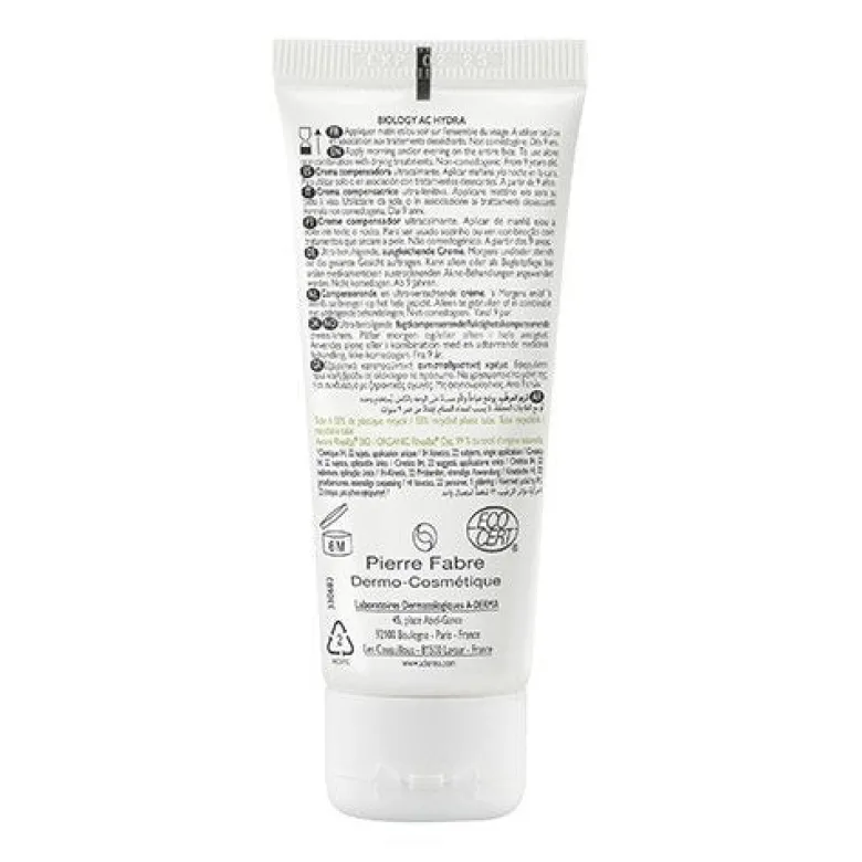 A-Derma Biology AC Hydra Crema Compensatrice Ultra Lenitiva 40 ml
