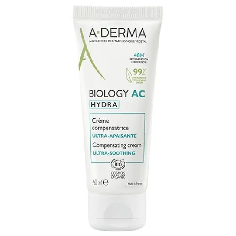 A-Derma Biology AC Hydra Crema Compensatrice Ultra Lenitiva 40 ml