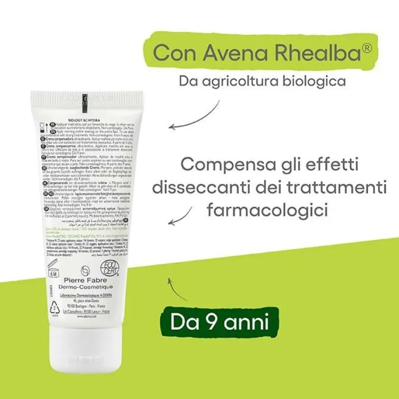 A-Derma Biology AC Hydra Crema Compensatrice Ultra Lenitiva 40 ml