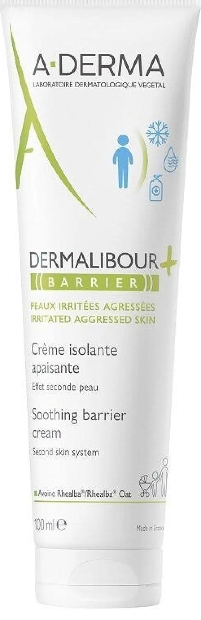 A-derma dermalibour+ barrier crema isolante lenitiva 100ml