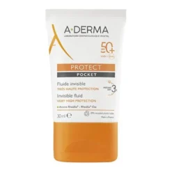Aderma Protect Pocket Solare Viso Invisibile SPF 50+ 30 ml