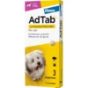 Adtab Per Cani Da 2,5 A 5,5kg 3 Compresse Masticabili 112mg