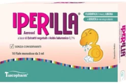 Aerosol Iperilla 10 Fiale Monodose da 3 ml a Base di Estratti Vegetali e Acido Ialuronico 0,1%