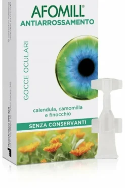 Afomill Gocce Oculari Antiarrossamento 10 Flaconcini da 0,5 ml