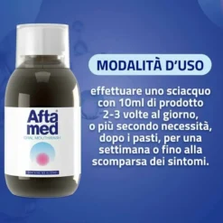 Aftamed Colluttorio Anti Afte Forte Azione Protettiva 150 ml