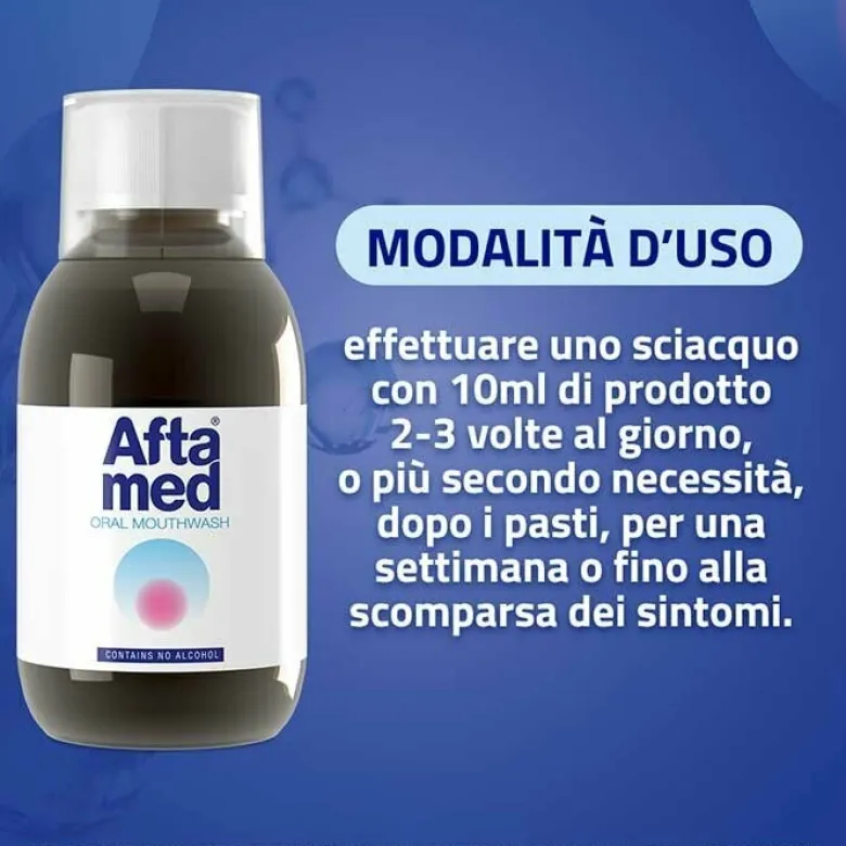 Aftamed Colluttorio Anti Afte Forte Azione Protettiva 150 ml