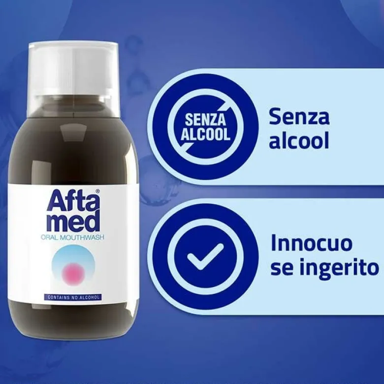 Aftamed Colluttorio Anti Afte Forte Azione Protettiva 150 ml