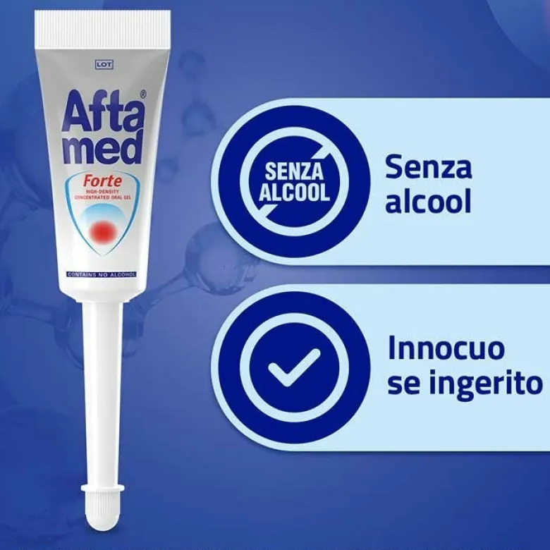 Aftamed Forte Gel Orale Anti Afte ad Alta Intensità 8 ml