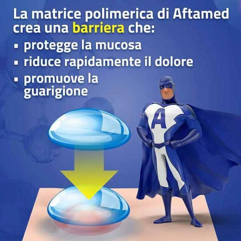 Aftamed Forte Gel Orale Anti Afte ad Alta Intensità 8 ml