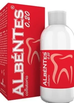 Albentes colluttorio 0,20% 200ml per alitosi e carie