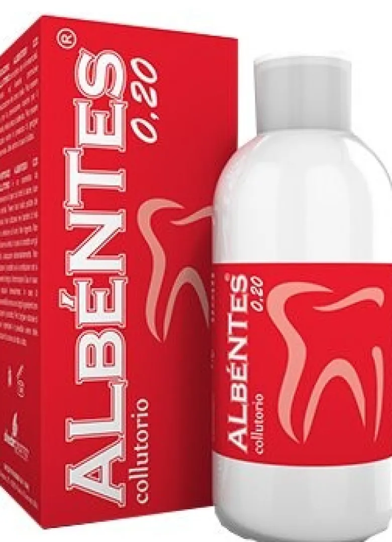 Albentes colluttorio 0,20% 200ml per alitosi e carie