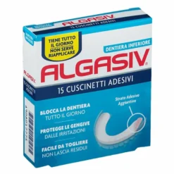 Algasiv cuscinetti adesivi dentiera inferiore 15 pezzi