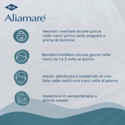 Aliamare Iper Soluzione Ipertonica Igiene Nasale 25 Flaconcini