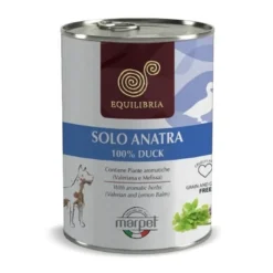 Alimento 100% Monoproteico per Cani Adulti al Gusto di Anatra