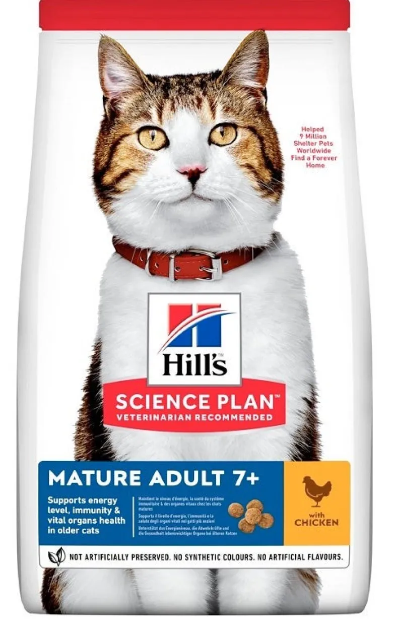 Alimento Secco Per Gatti Senior / Maturi