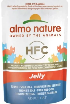 Almo nature classic jelly tonno/sogliola 55g