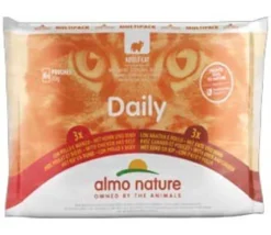 Almo Nature Daily Cat Multipack Pollo/manzo/anatra 70 g