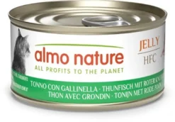 Almo Nature Hfc Gatto Jelly Tonno con Gallinella 70 g