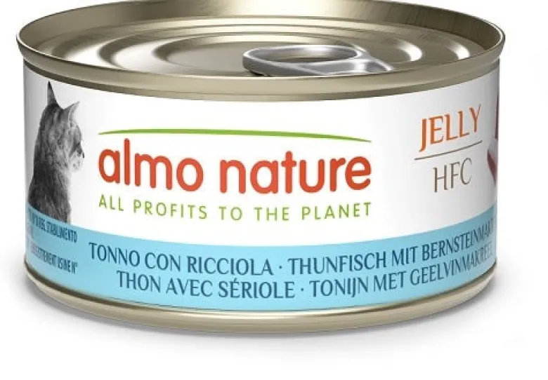 Almo Nature Hfc Gatto Jelly Tonno con Ricciola 70 g