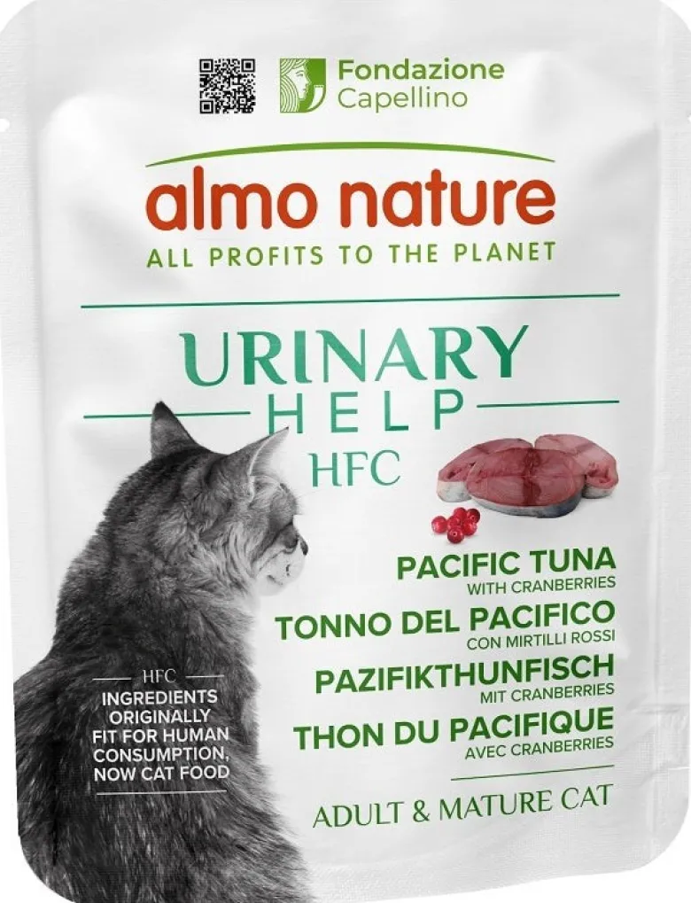 Almo Nature Hfc Gatto Urinary Help Tonno Pacifico Mirtilli Rossi 50 g