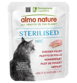 Almo Nature Human Food Chain Cat Sterilised Filetto Pollo 50 g