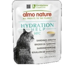 Almo Nature Hydration Help Brodo Sardine con Filetti di Sardine 50 g