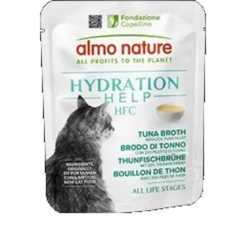 Almo Nature Hydration Help Brodo Tonno con Filetti di Tonno 50 g