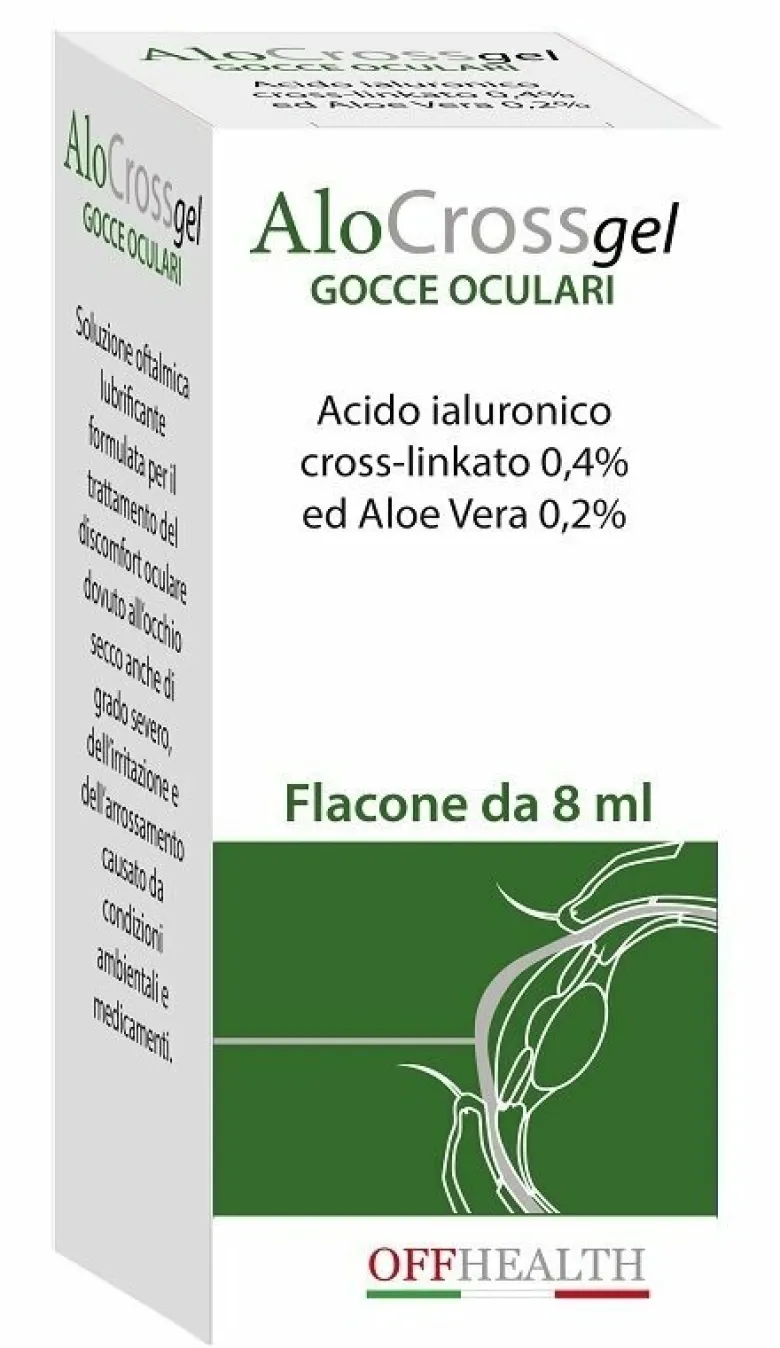 Alocrossgel soluzione oftalmica 8 ml
