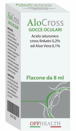Alocross Soluzione Oftalmica Gocce Oculari Lubrificanti 8 ml