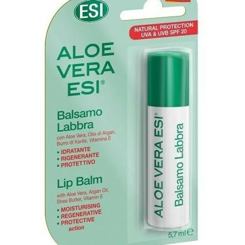 Aloe vera esi stick spf 20 labbra