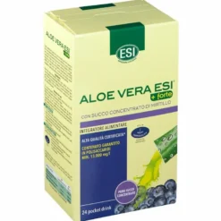Aloe vera succo + forte mirtillo 24 pocket drink