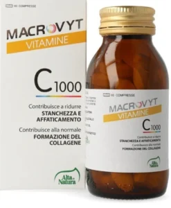 Alta natura macrovyt vitamina c fast slow 60 compresse