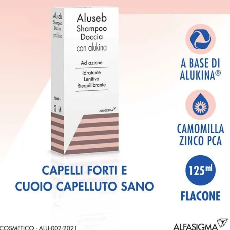 Aluseb Shampoo Doccia Con Alukina Dermatite Seborroica 125 ml