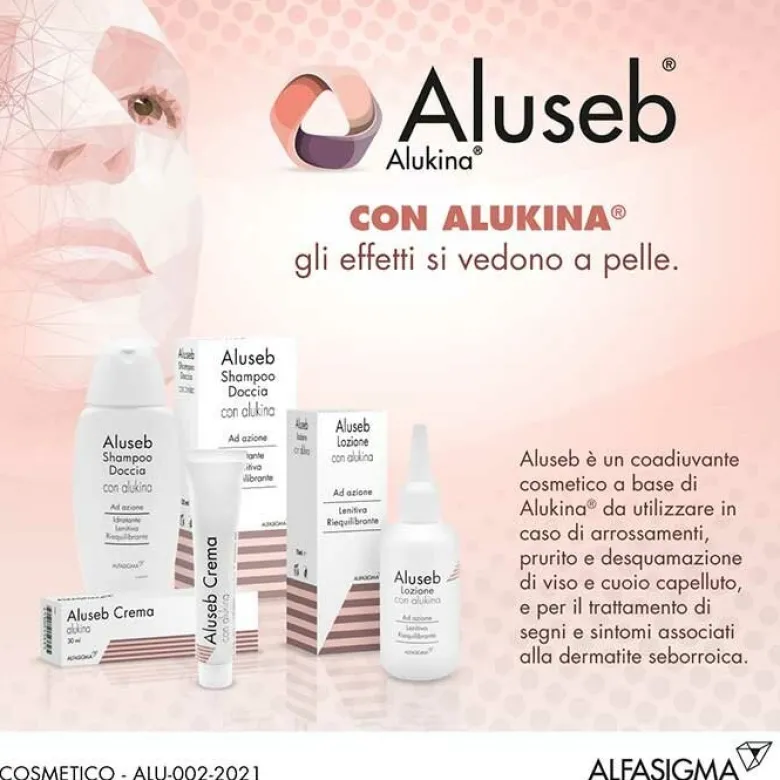 Aluseb Shampoo Doccia Con Alukina Dermatite Seborroica 125 ml
